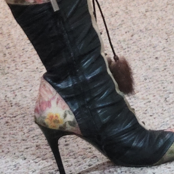 Boots by Sacco with mink tassels size 40 - Picture 9 of 12